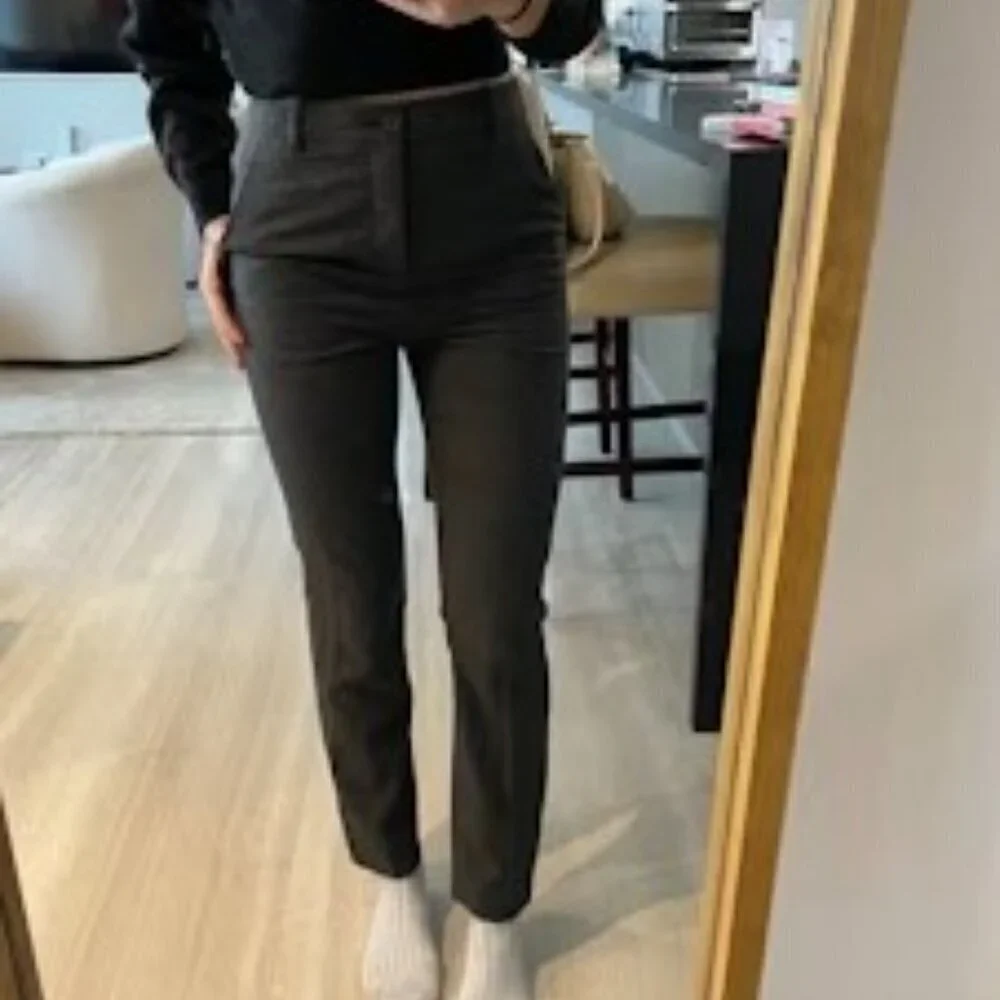 Zara grey and black houndstooth trousers SIZE 38 0706/126/801